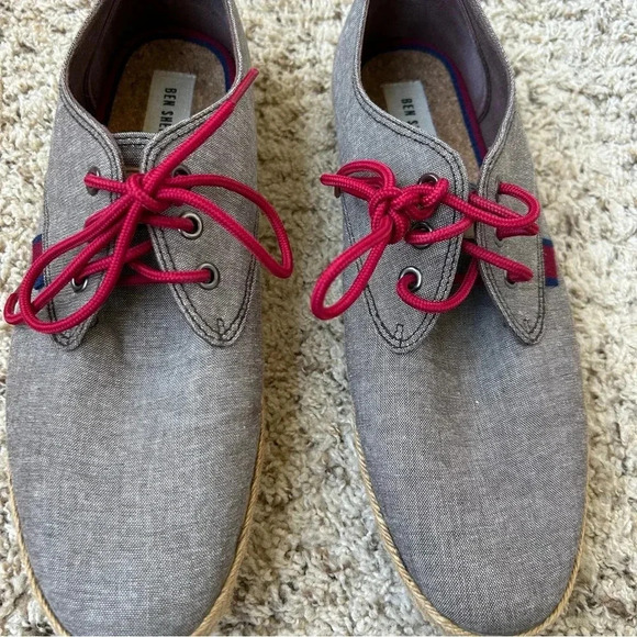 Men's Ben Sherman Canvas Lace Up Sneaker Size 9 - Picture 2 of 9